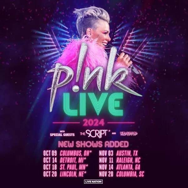 P!nk reveals 2024 tour with a stop at Atlanta's State Farm Arena